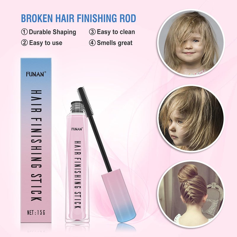 FUNAN Hair Feel Finishing Stick for Small Broken Hair, Stick, Gel Wax Women Naturally Refreshing - Image 5